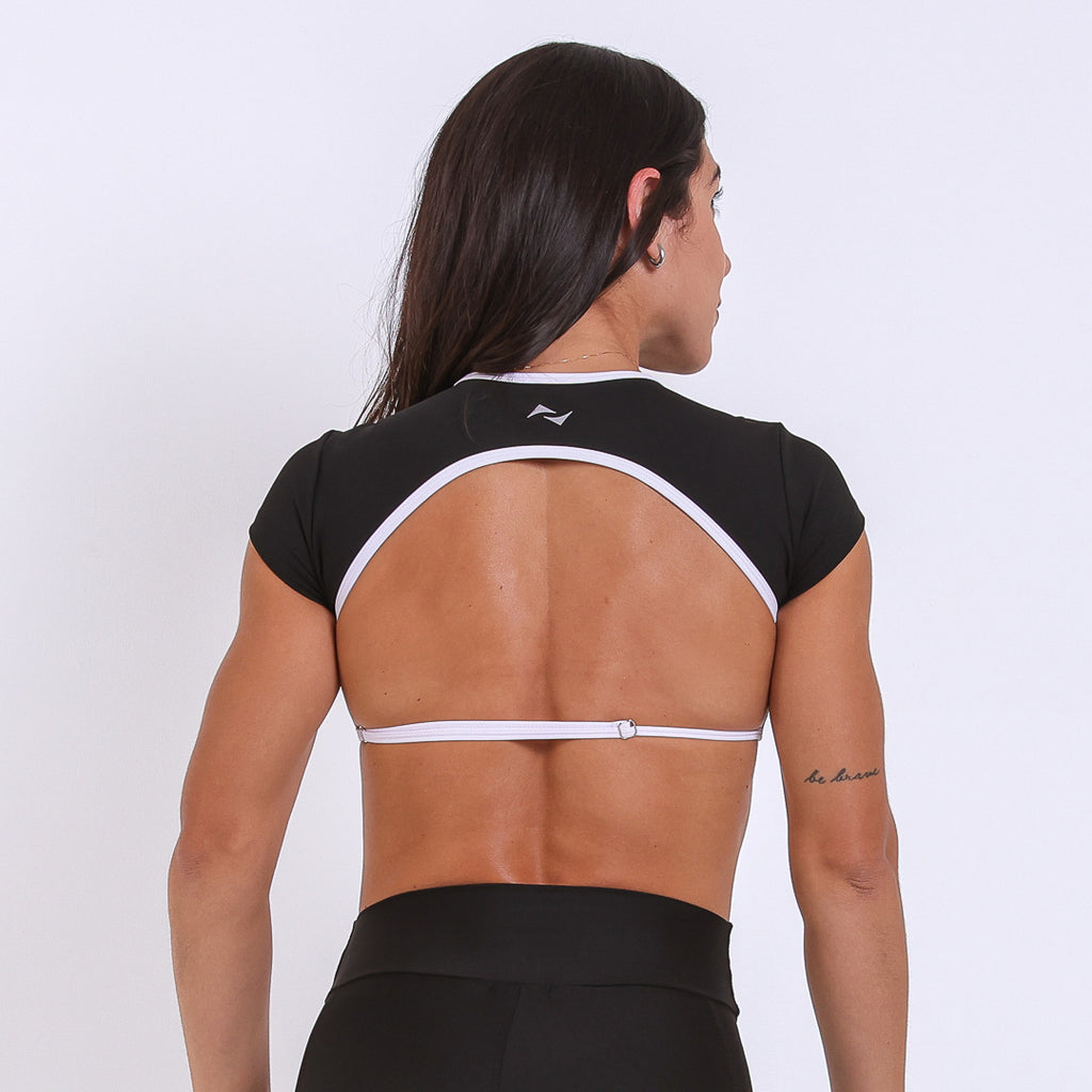 Top Betina Drop Preto