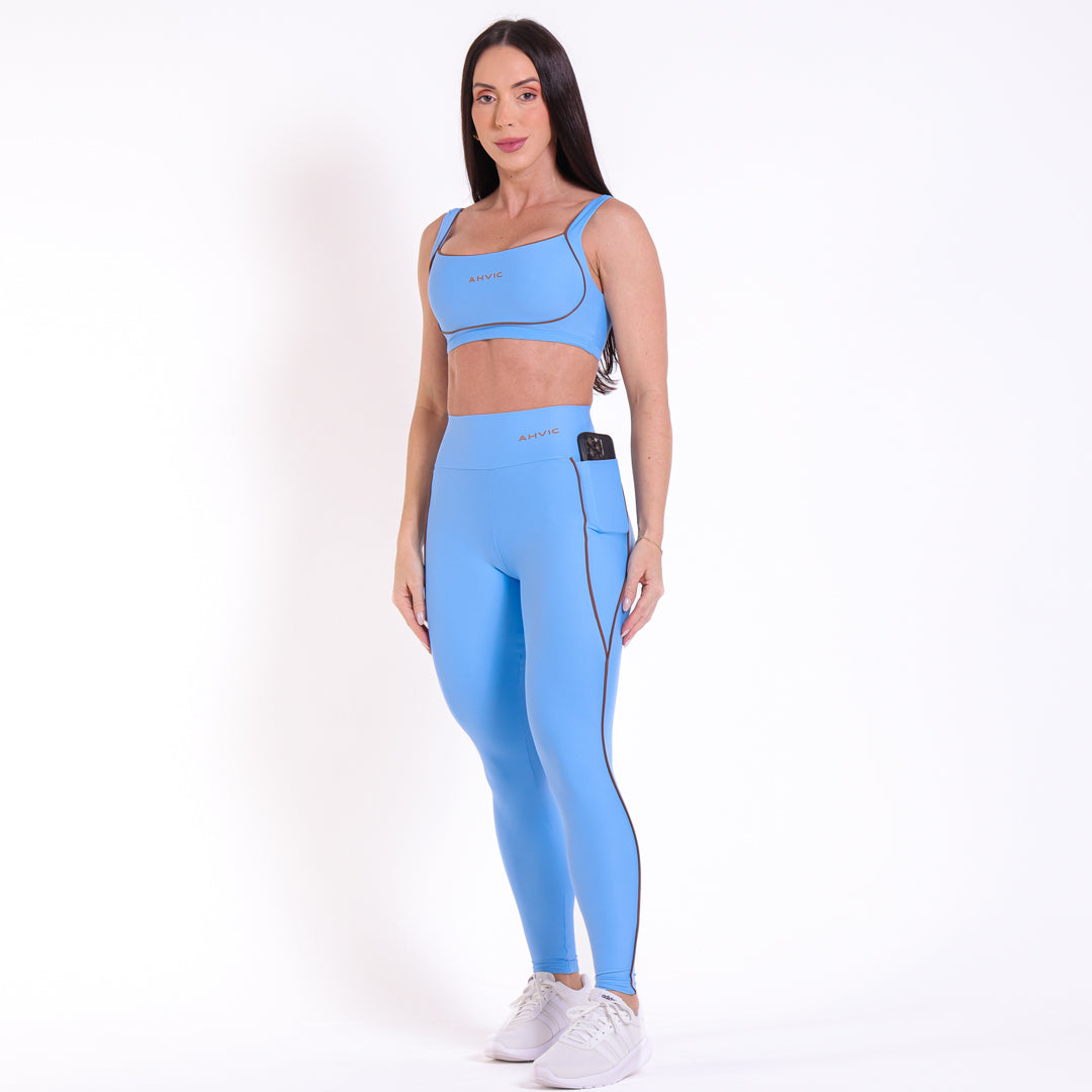 Legging Start Pocket Aero Blue