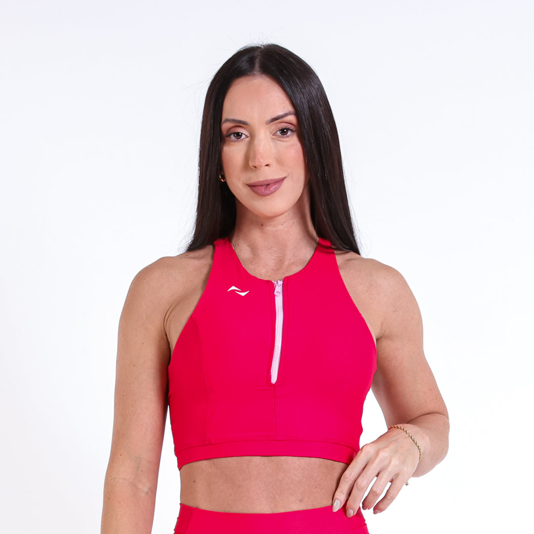 Top Susana Pocket Vermelho
