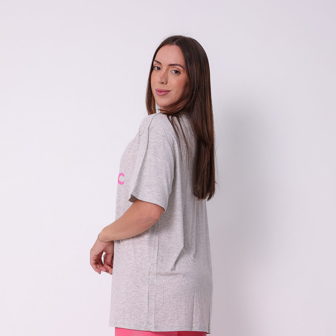 Camisão Mescla AHVIC em rosa