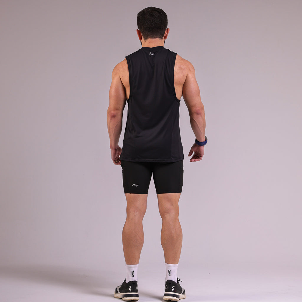 Bermuda Masculina RunDrop 4 Preto