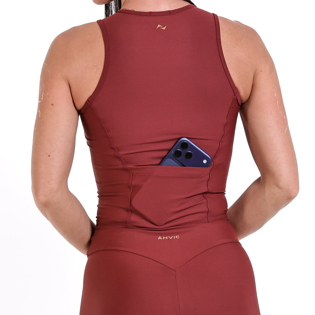 Regata Poly Run Pocket Madder Brown