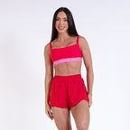 Short Fresh Tactel Vermelho
