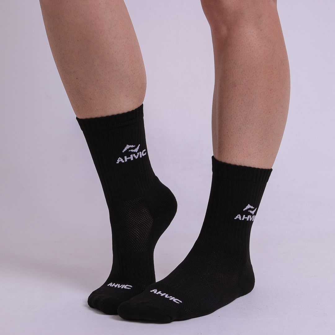Meia AHVIC Preta Cano Alto