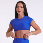 Top Betina Drop  Azul Royal