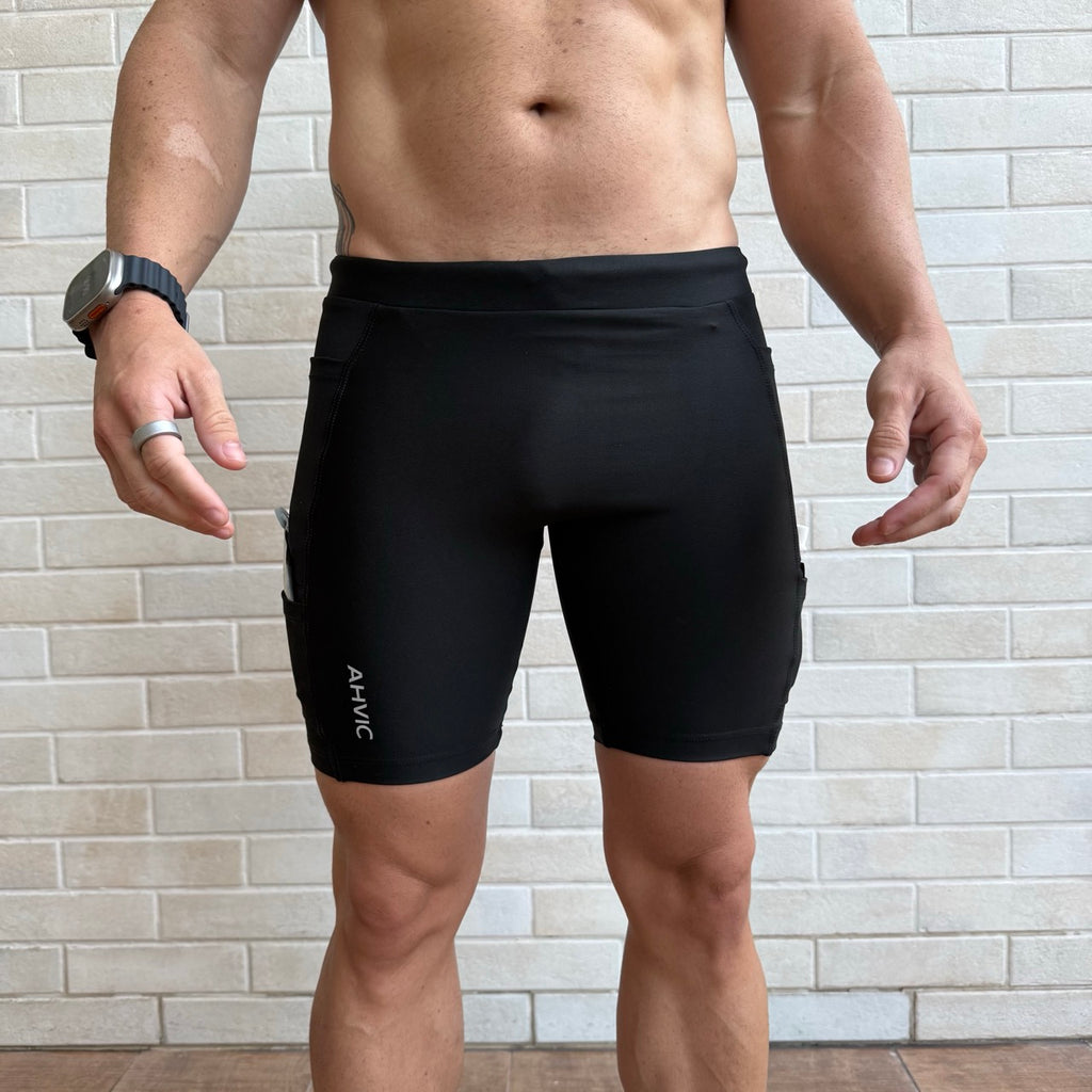 Bermuda Masculina RunDrop 4 Preto