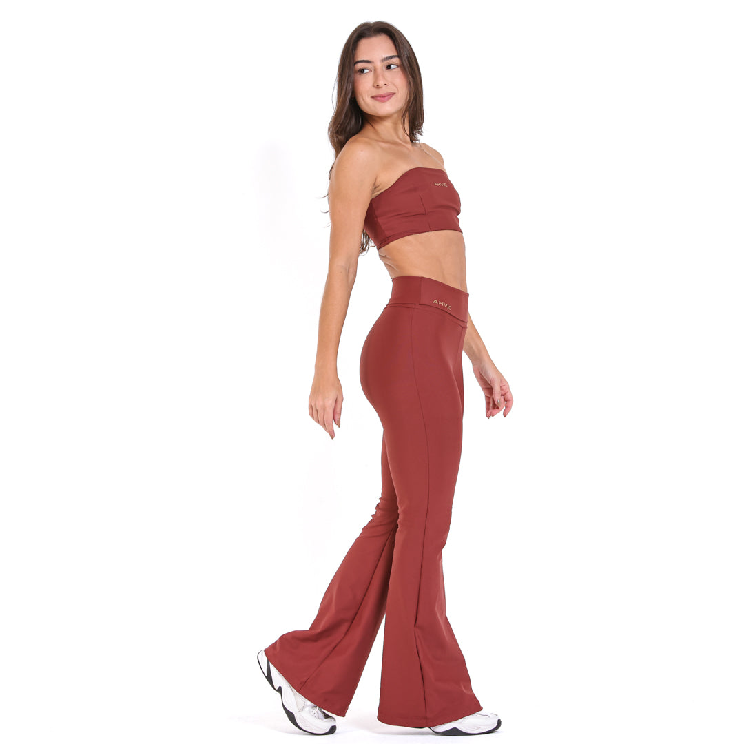 Legging Flare Alma Madder Brown