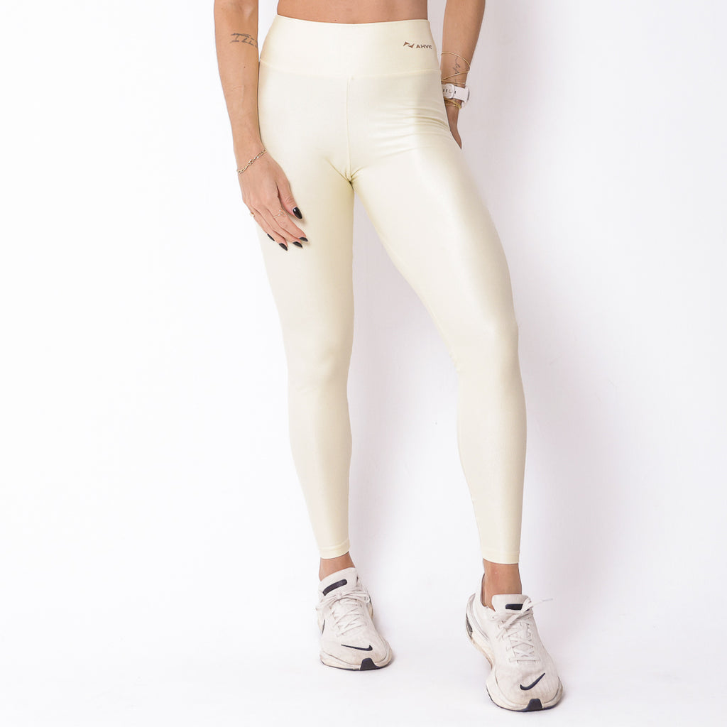 Legging Nalu Aveludado Manteiga