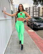Top Sara Aveludado Menta